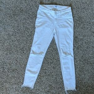 Paige verdugo ankle white jeans size 29